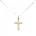 K18YG クロス ネックレス