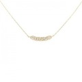 K18YG ダイヤモンド ネックレス 0.20CT