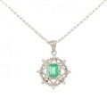 PT エメラルド ネックレス 0.67CT