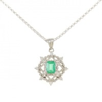 PT エメラルド ネックレス 0.67CT