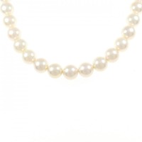 シルバークラスプ アコヤパール ネックレス 8.5-9mm