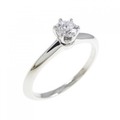 ティファニー クラシックソリティア リング 0.27CT D VVS2