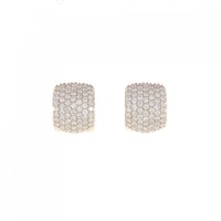 K18PG ダイヤモンド ピアス 1.00CT