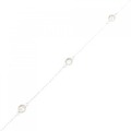 K18WG ダイヤモンド ブレスレット 0.30CT