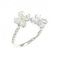 PT フラワー ダイヤモンド リング 0.62CT