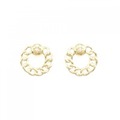 750YG ダイヤモンド ピアス 0.01CT
