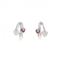 K18WG トルマリン ピアス