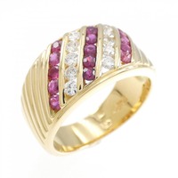 K18YG ルビー リング