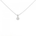 K18WG ダイヤモンド ネックレス 0.27CT