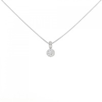 K18WG ダイヤモンド ネックレス 0.27CT