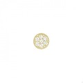K18YG ダイヤモンド ピアス 片耳 0.10CT