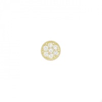 K18YG ダイヤモンド ピアス 片耳 0.10CT