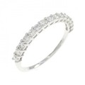【リメイク】K18WG ダイヤモンド リング 0.30CT