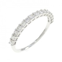 【リメイク】K18WG ダイヤモンド リング 0.30CT