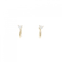 4゜C ダイヤモンド イヤリング