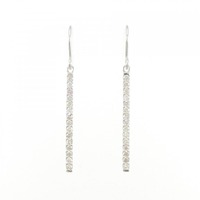 【新品】K18WG ダイヤモンド ピアス 0.30CT