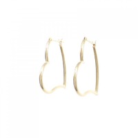 【新品】K18YG ハート ピアス