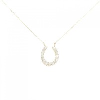 【新品】K18YG ホースシュー ダイヤモンド ネックレス 0.20CT