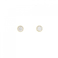 【リメイク】K18YG/ST ダイヤモンド ピアス 0.211CT 0.231CT F VS2 Good
