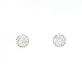 【リメイク】ダイヤモンド ピアス 0.313CT 0.329CT E SI2 VG-GOOD