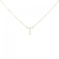 アーカー イニシャル ネックレス 0.04CT