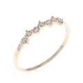 K18PG ダイヤモンド リング 0.11CT