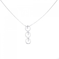 K18WG ダイヤモンド ネックレス 0.30CT