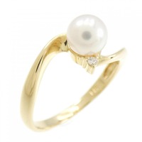K18YG アコヤパール リング 5.4mm