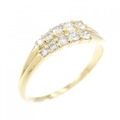 K18YG ダイヤモンド リング 0.30CT