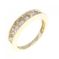 K18YG ダイヤモンド リング 0.75CT