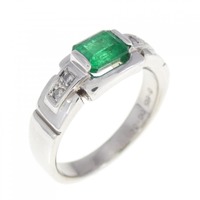 PT エメラルド リング 0.65CT