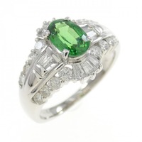 PT グリーンガーネット リング 0.78CT