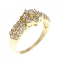 K18YG ダイヤモンド リング 1.00CT