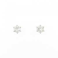 PT ソリティア ダイヤモンド ピアス 0.68CT