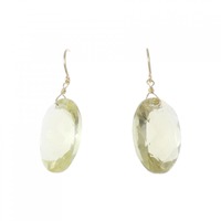 【新品】K18YG クオーツ ピアス