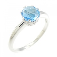 K10WG ブルートパーズ リング 1.15CT