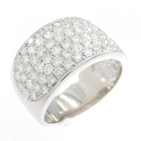 PT パヴェ ダイヤモンド リング 2.163CT