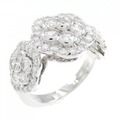 ポンテヴェキオ フラワー ダイヤモンド リング 1.75CT