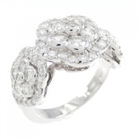 ポンテヴェキオ フラワー ダイヤモンド リング 1.75CT