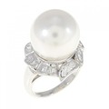 PT 白蝶パール リング 12.5mm