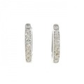 K18WG ダイヤモンド ピアス 0.50CT