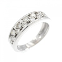 K18WG ダイヤモンド リング 0.50CT