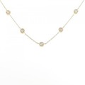 K18YG ダイヤモンド ネックレス 0.26CT