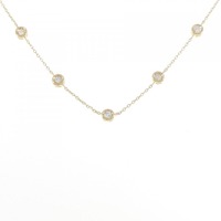 K18YG ダイヤモンド ネックレス 0.26CT