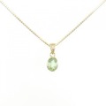 K18YG トルマリン ネックレス 0.84CT