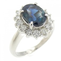 PT サファイヤ リング 2.07CT