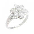 PT フラワー ダイヤモンド リング 1.00CT