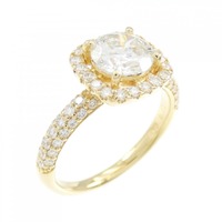 【リメイク】K18YG ダイヤモンド リング 1.013CT H SI1 Good