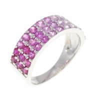 K18WG ルビー リング 拡散処理未検査