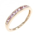 K18PG サファイヤ リング 0.60CT 拡散処理未検査